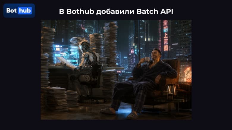 Запуск Batch API в Bothub: экономим 45% на генерациях и забываем о rate limits