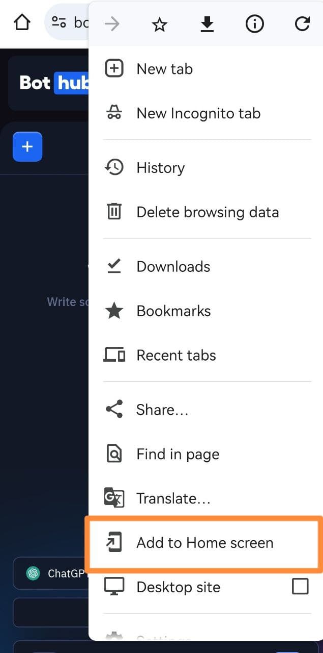 BotHub app