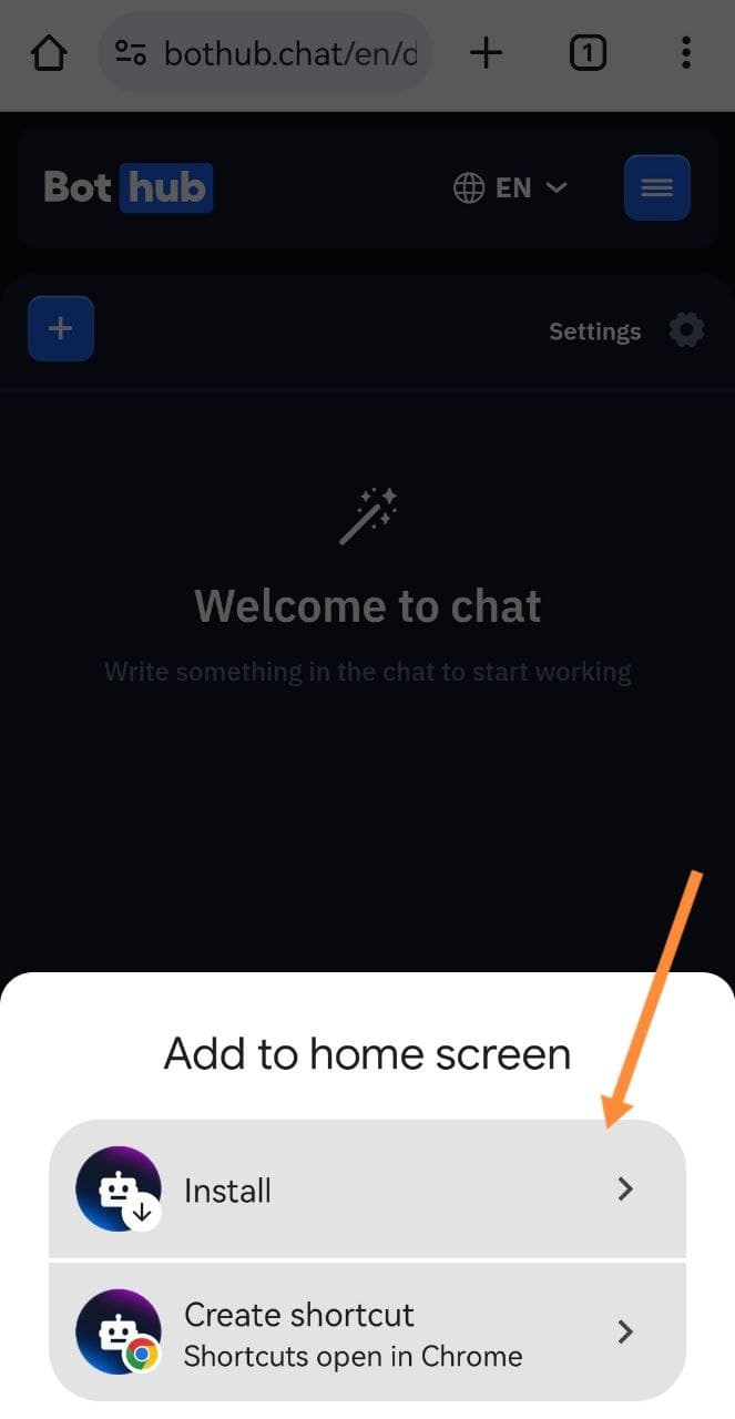 BotHub app