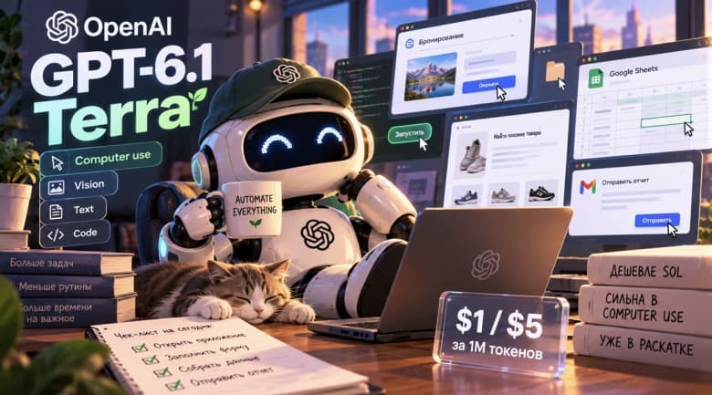 OpenAI выпустила GPT-6.1 Terra